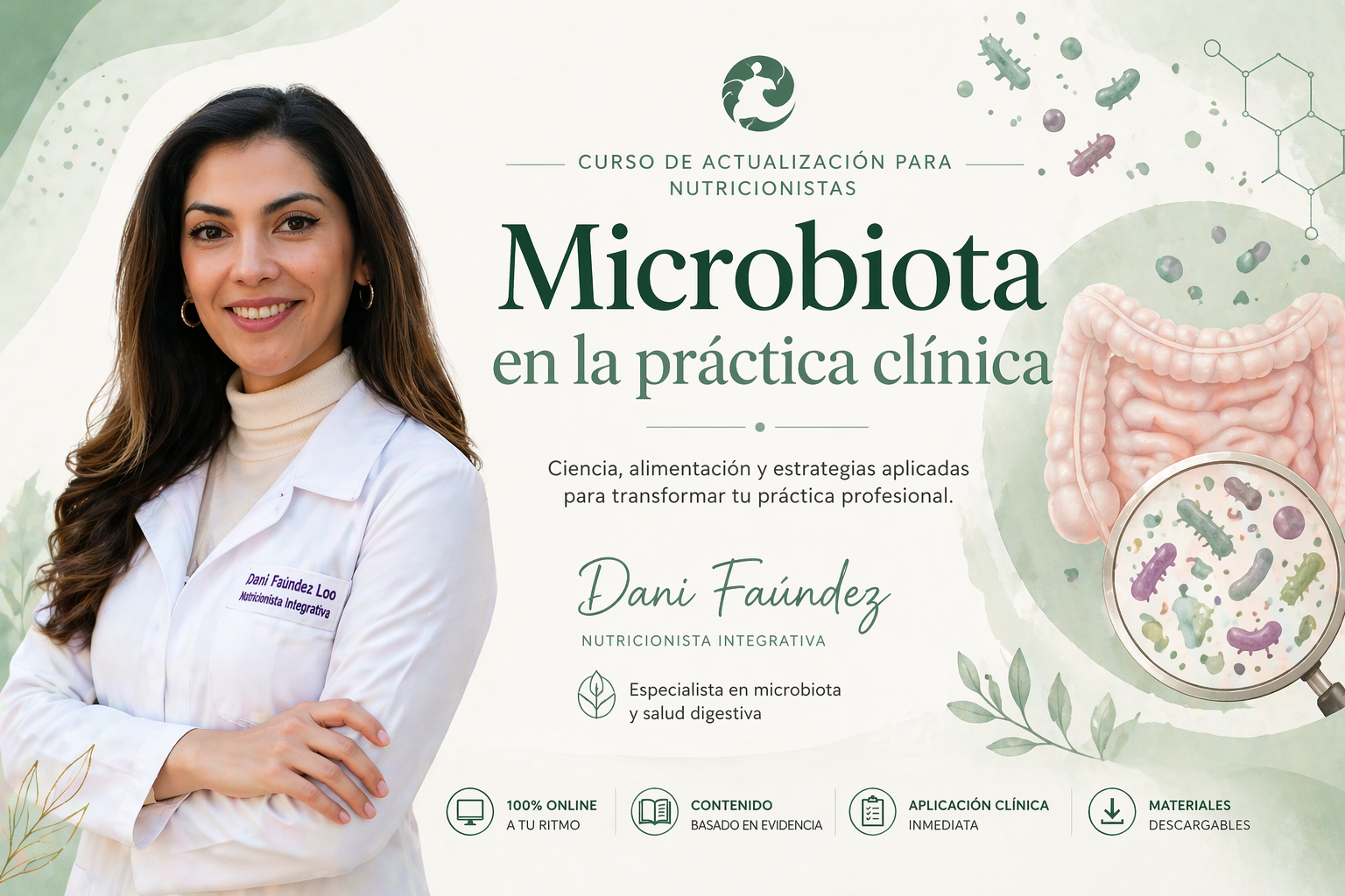 Microbiota en la Práctica Clínica: Curso de Actualización para Nutricionistas